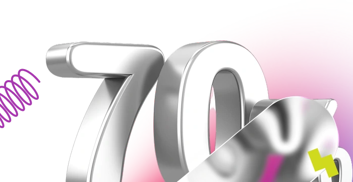 До 70% времени